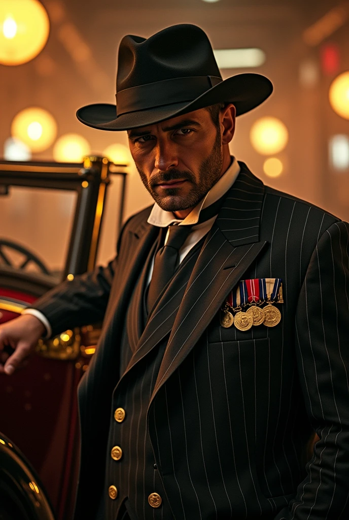 Napoleon as a gangster,Make it noticeable that it is napoleon