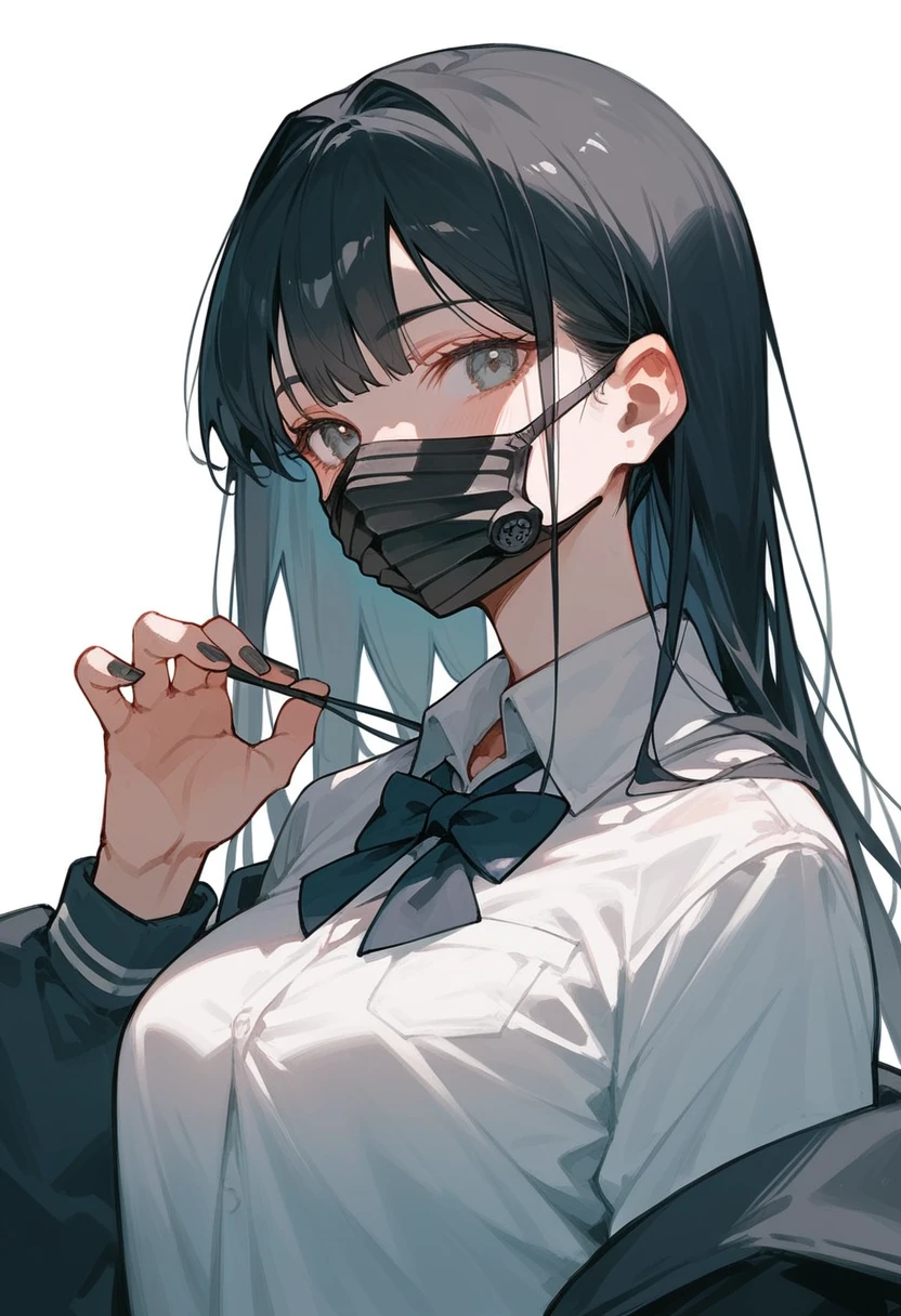 (absurdres, 8k, 4k, masterpiece, hyper extreme detailed:1.2), solo, front view portrait, best quality, portrait, solo, adult, cowboyshot, perfect anatomy, 1girl, perfect face, expressive eyes, perfect eyes, (masterpiece, best quality:1.2), cowboy shot, solo, 1girl, akame \(akame ga kill!\), expressionless, closed mouth, looking at viewer, black collared shirt, red necktie, sleeveless, skirt, red eyes, stoic, quiet, gloves, dynamic pose, half body, bound, bondage, (arms behind back:1.4), bdsm, tape gag, tape, tape bondage, restrained, best anatomy, half body, tape wrapped, wrap gag, tightly bound, tape wrapped around face, black hair, black collared shirt, red necktie, sleeveless, black skirt,
