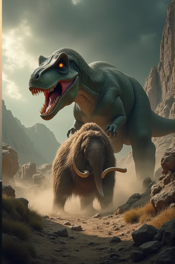 The dinosaur killed the mammoth