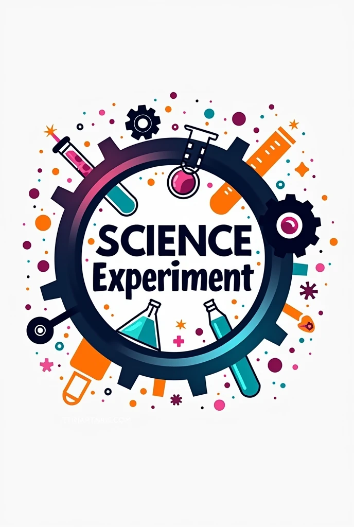 Best quality, 8k image,logo for youtube channel must be to write this topic in logo topic is science experiment Central in circle boder