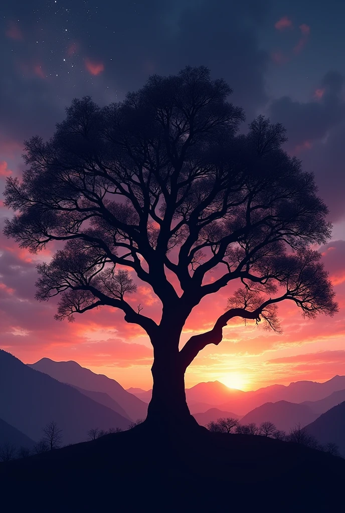 Tree silhouette