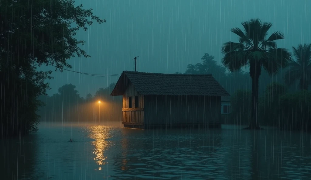 One day there was heavy rain in the village and Ali's house started to get submerged in water. Ali's parents Aamir were very worried, but Ali consoled them and said, "Trust in Allah, He will surely save us."