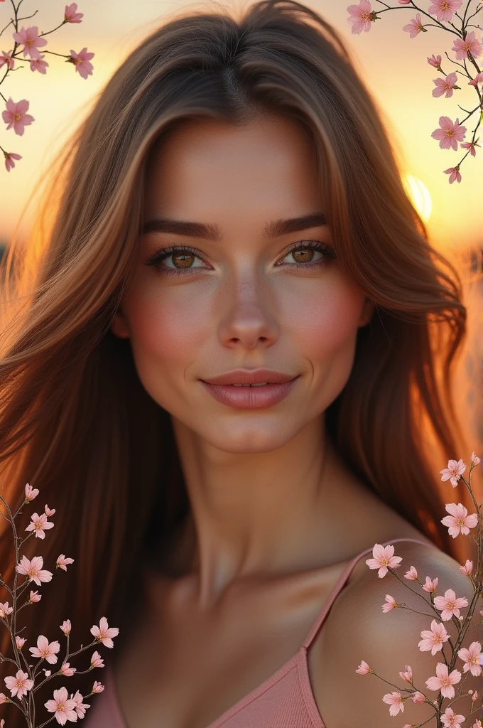 Head of a beautiful woman