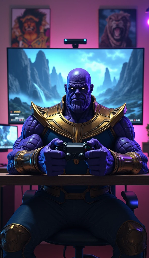 Thanos bermain game god of war