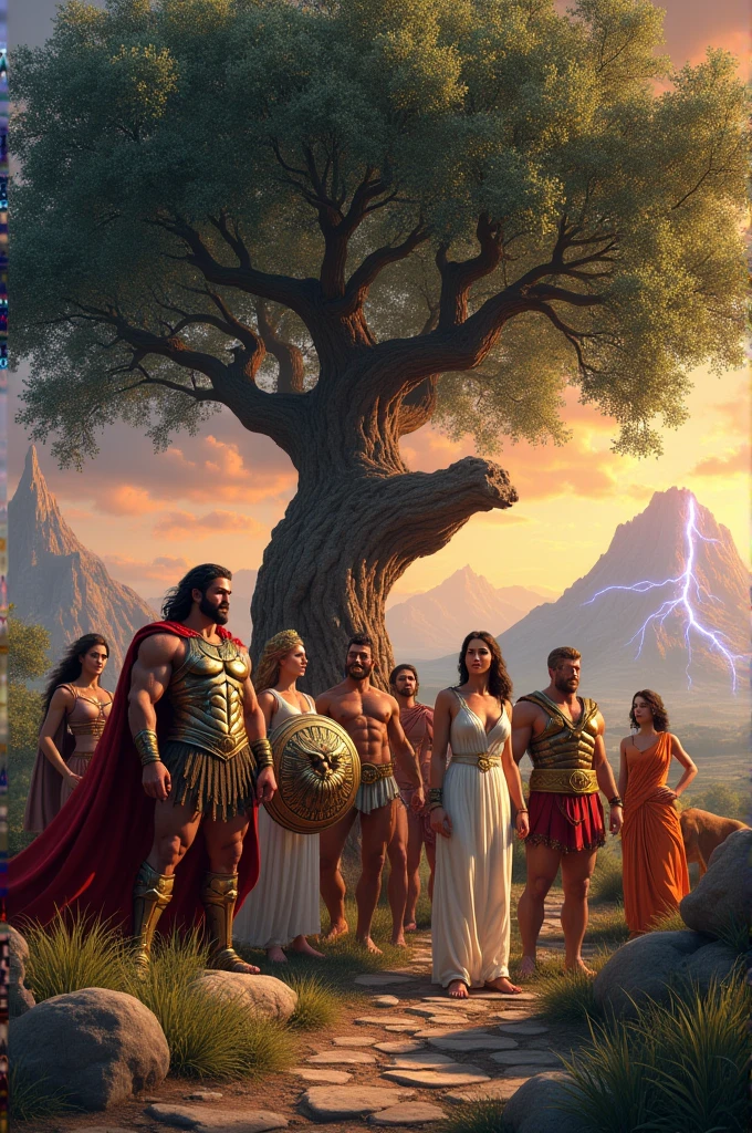 Create Greek mythology characters of all kinds