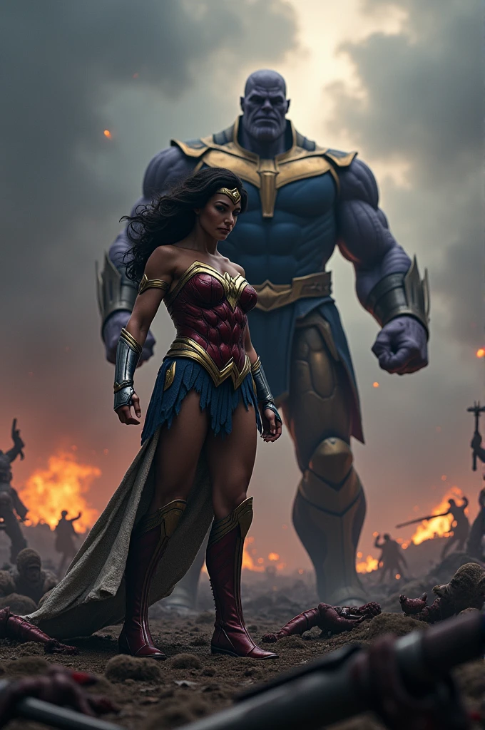 Thanos kill to wonder woman brutality