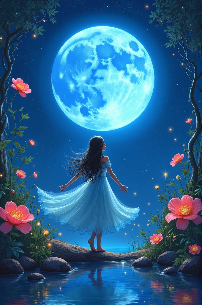 Lunul Miscellany, blue full moon