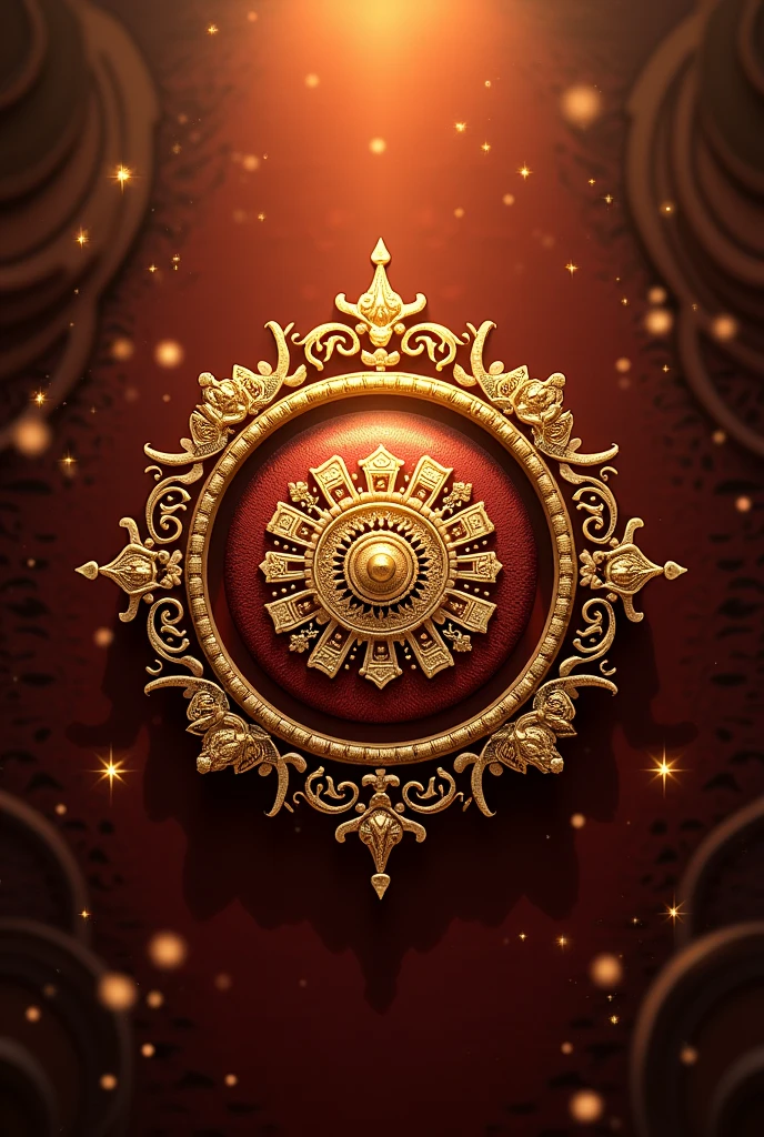 Please help make a logo for a sacred amulet shop called Siam Blessings Amulets. The logo and front are gold.