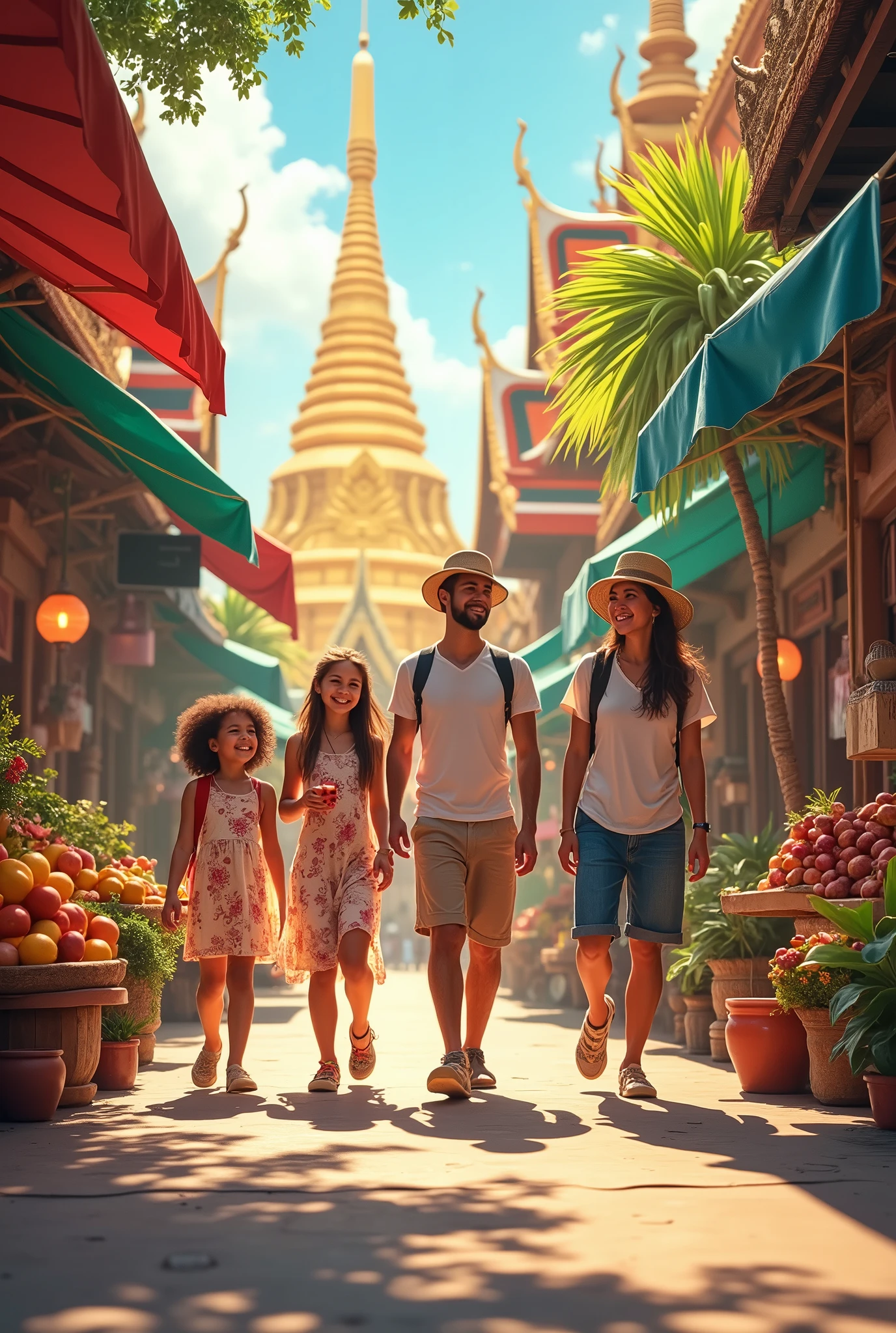 Drawing a trip to Thailand