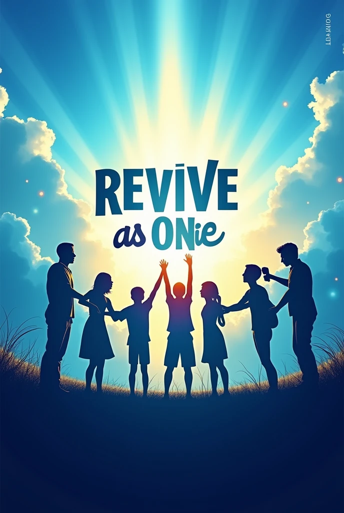 Create a Facebook Cover Photo for a Christian Youth For the Nation Organization
With a color shade of royal blue
That indicates a quote "REVIVE AS ONE"