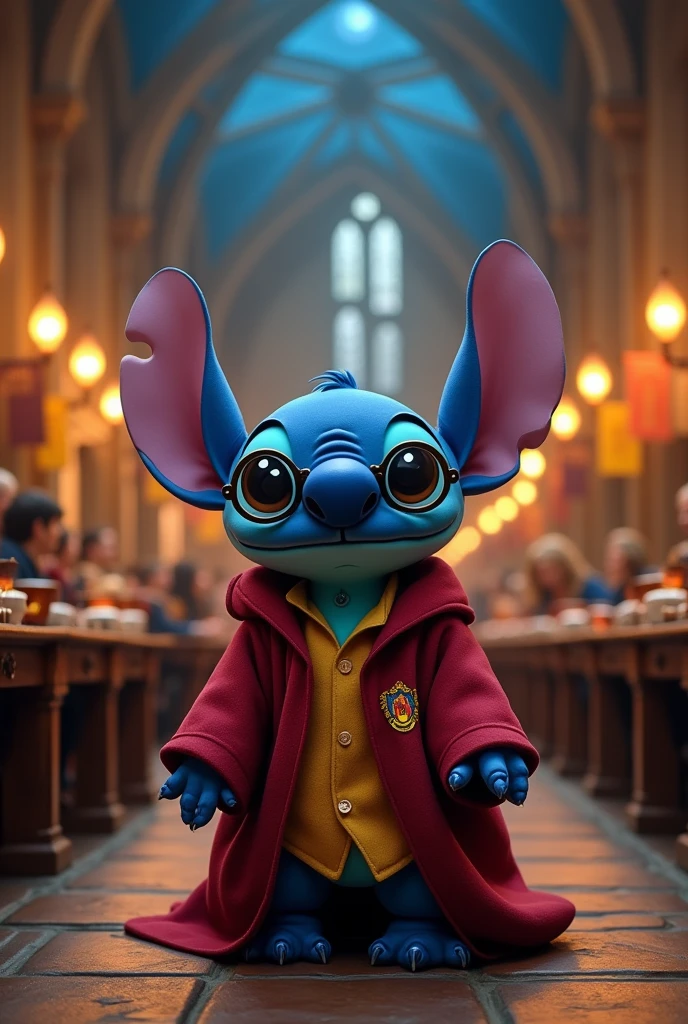 elementos de harry potter con stitch de harry potter