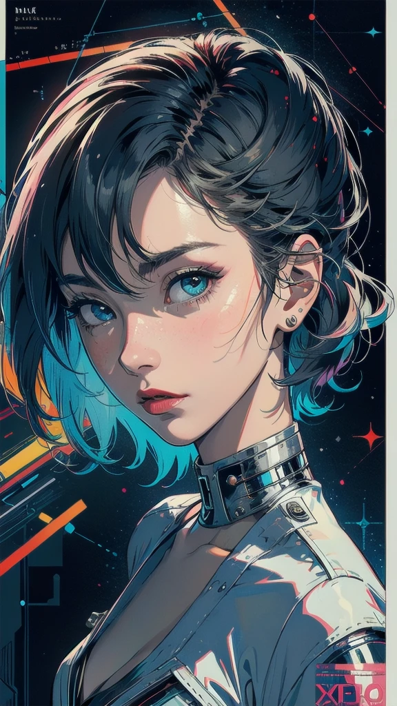 (((masterpiece, highest quality))),(((solo:1.2))),(((1girl:1.2))),32k wallpaper, very detailed, poster, vintage science fiction,(((((geometric cinematic movie poster))))), ((((bauhaus)))),(((abstract))),((((mid century modern)))),(((((portfolio))))),(((((Close-up))))),(((((bust up))))),((((more various angle)))),(((highlight))),((((heterochromia)))),(((complete. detailed face))),(((Extremely talented))),(((most complecated machine))),(((Overall colorfully))),((((((Absolutely no background)))))),(((vaporwave))),(((Funny Face)))