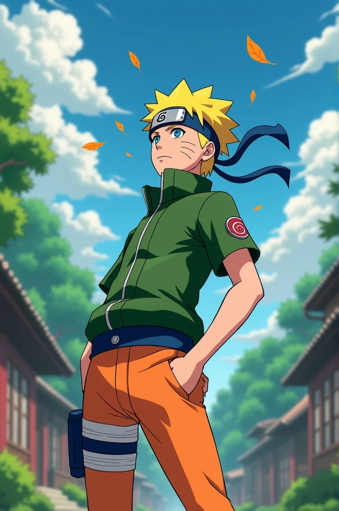 Naruto green shirt