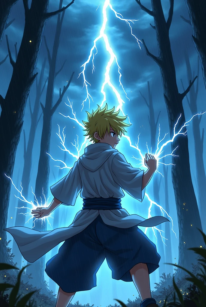 Zenitsu agatsuma, demon Slayer,boy, lightning