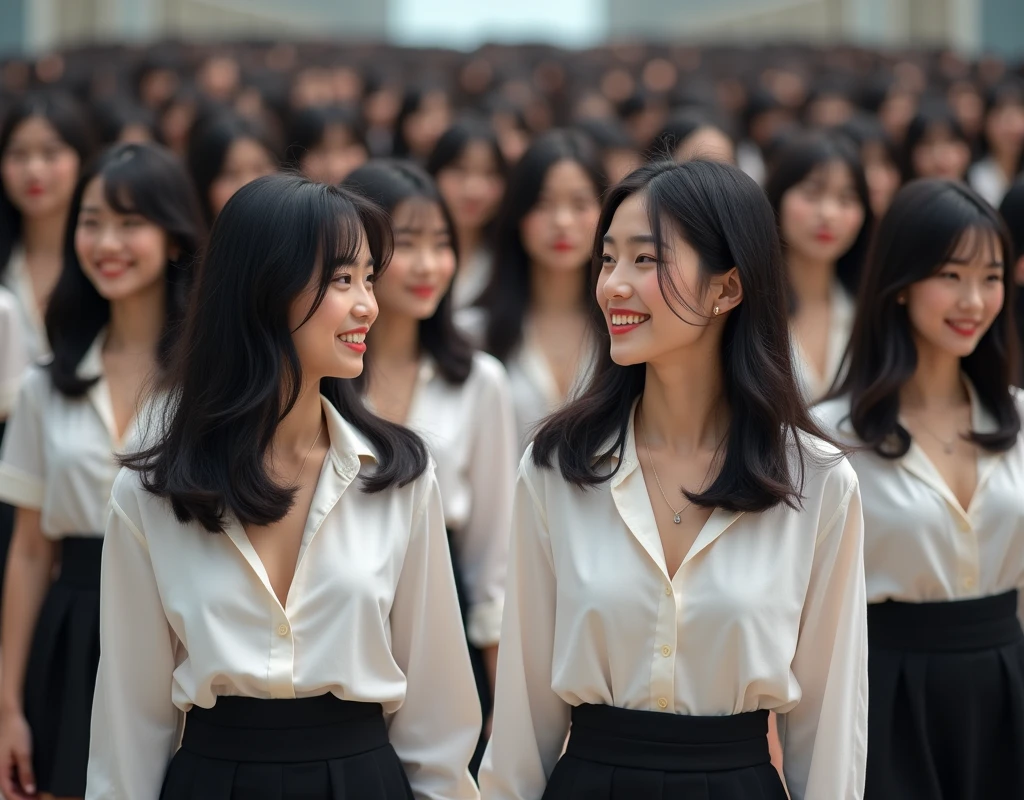 [Japanese Clone girls=Myself], [Perfect Clone girls Raw Photography Art], (16K, Highest quality, Ultra-high resolution, ((Unrealistic, Unprecedented sight, ((A World of Myself Proliferation)), Ultra-realistic))), (Japanese, woman, 24-year-old, Cosplayer-Same), (((((Small face, (((((Thick black hair, Semi-long hair)))))))))), ((Very beautiful detailed girls, Accurate body structure, とても詳細で完璧なSuper big breastsボディ)), (((Super big breasts, Emphasise the fullness of your breasts))), (((White shirt, Super big breasts強調, I can see the cleavage, Black Mini Skirt))), ((Dark Eyes, Mature face, Cute Smile, A gentle gaze)), (((((Happy laughter))))), (((((Very detailed, 1girl→1,000,000,000,000,000,000,000,000,000,000,000,000,000cloning girls))))), (((((A very detailed and precise description of the doppelganger, Perfectly the same girl, The exact same smile, Perfect matching hairstyle, Perfect same clothes, Exactly the same height, 完璧な同じSuper big breasts))))), (((((Myself only))))), (((Perfect description, Filling the Earth 1,000,000,000,000,000,000,000,000,000,000,000,000,000cloning girls→1,000,000,000,000,000,000,000,000,000,000,000,000,000^100,000,000cloning girlsのMyself, 異次元のSuper dense, Super denseの中心に広くフォーカス, I&#39;m happy to be surrounded by countless versions of myself, I want to drown in love with countless versions of myself., I want to be drowned in love with countless versions of myself around me., Holding hands, hug, hug, kiss, Touching breasts))), (((Very detailed, Extremely crowded, Super dense, Super crowded))), ((Bright and soft light)), ((((((((Very detailed, Extremely clear hyper perspective)))))))), (((Subject depth zero))), A bird's-eye view, Everyone is sexy, Anywhere Angle