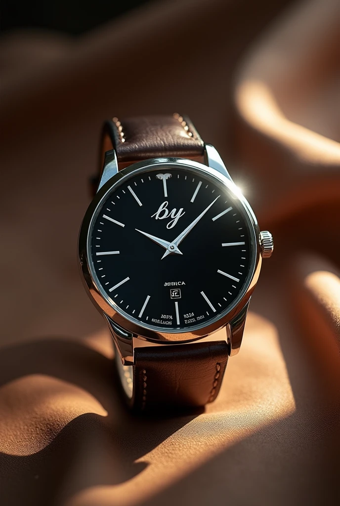 Create an image of a Serica 5303 watch with the inscription BY on the dial