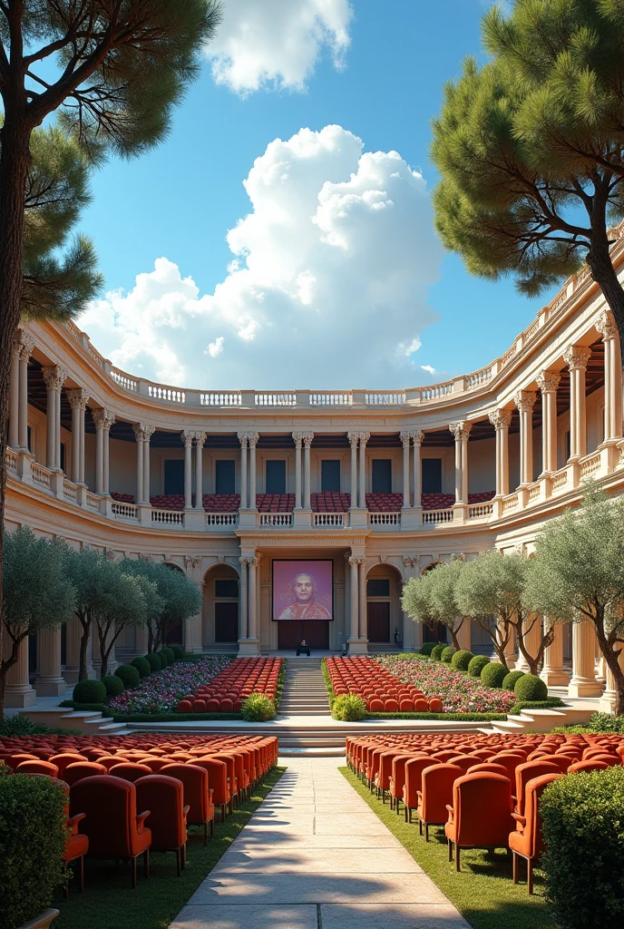 Lecture stadium Italy 4k
