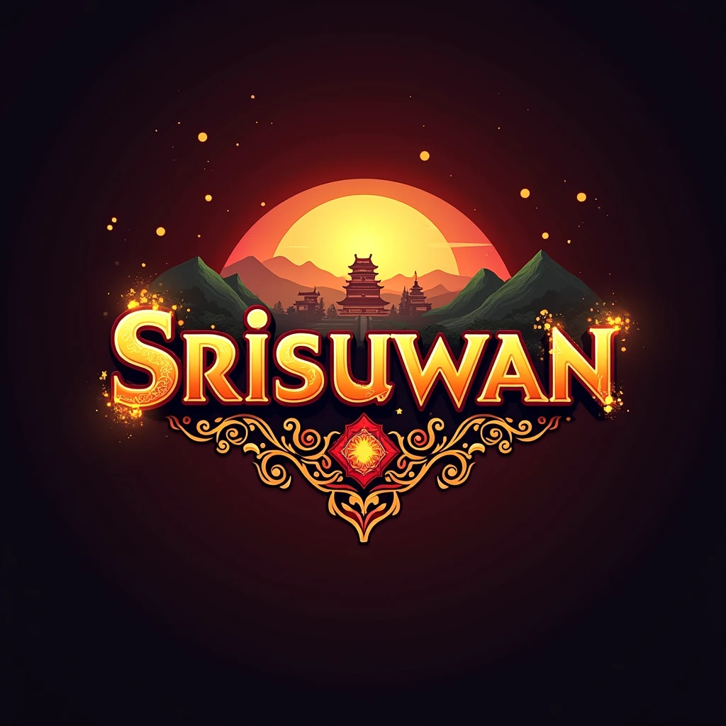 Create a game logo named "Srisuwan"
