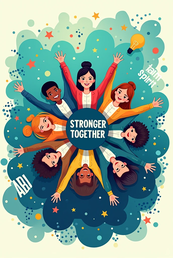 Tshirt design for teambuilding corporate