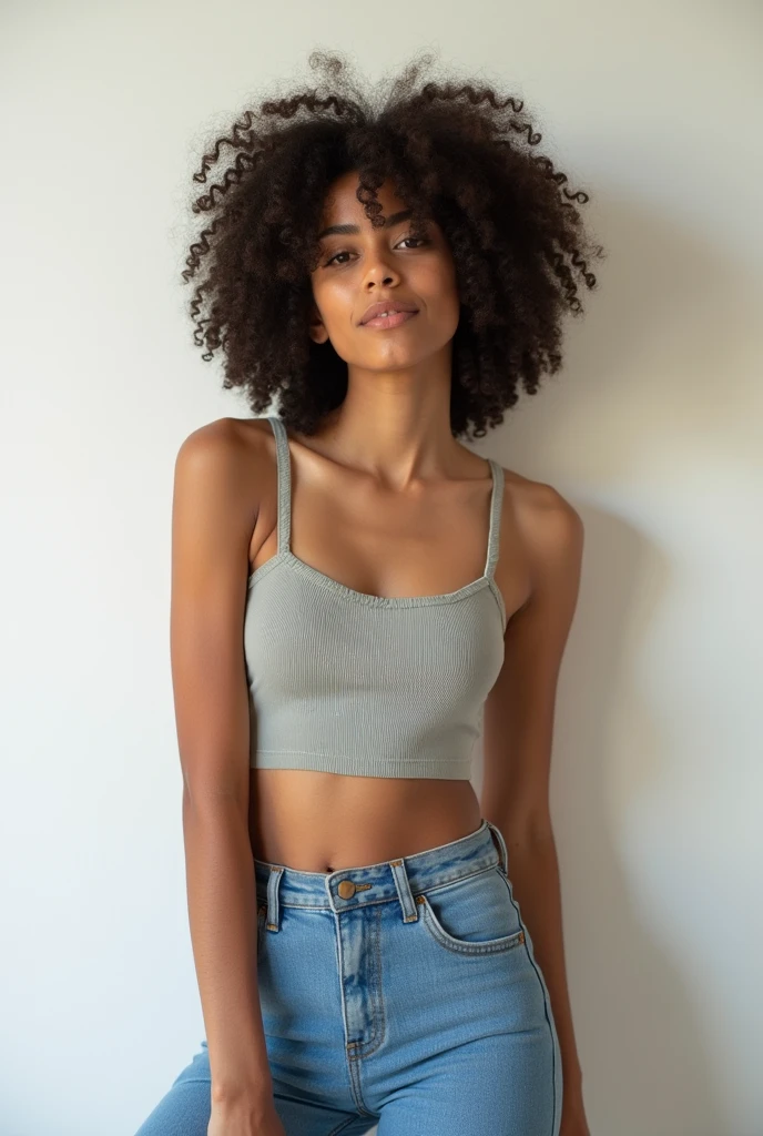 A cute 20 years old indian girl , photoshoot , rough dry face skin , sexy and hot , modern dress , full body view , white wall background