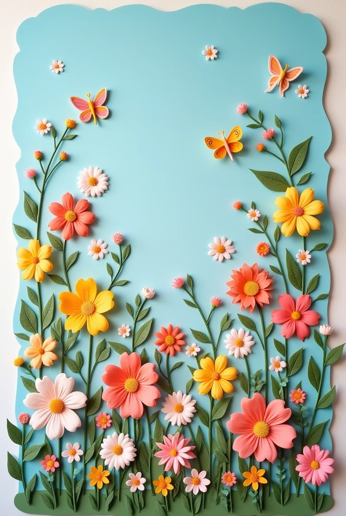 Spring Day wall decoration for beginners easy to decorate 
