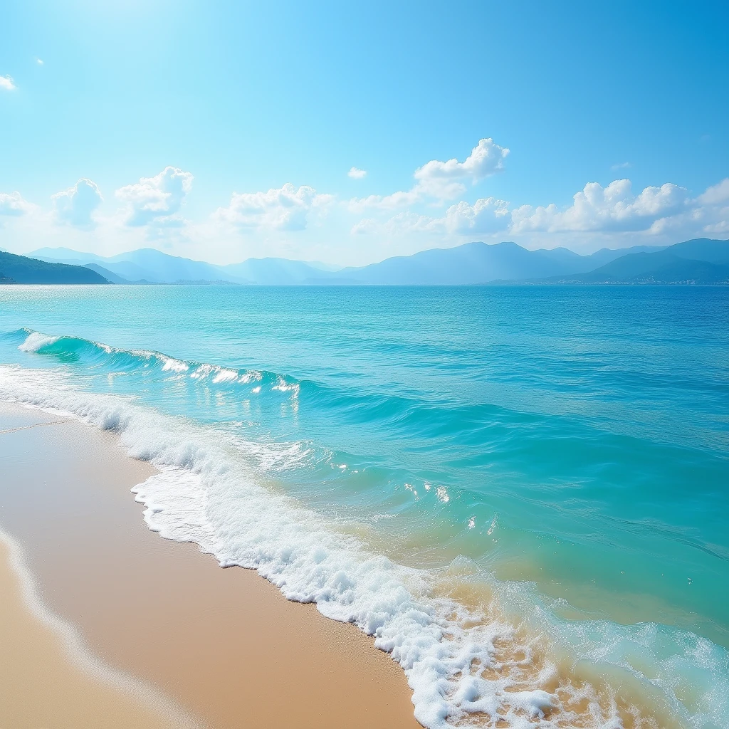 Summer sea, horizon, landscape photography, Japan, Kanagawa, real, precision, masterpiece