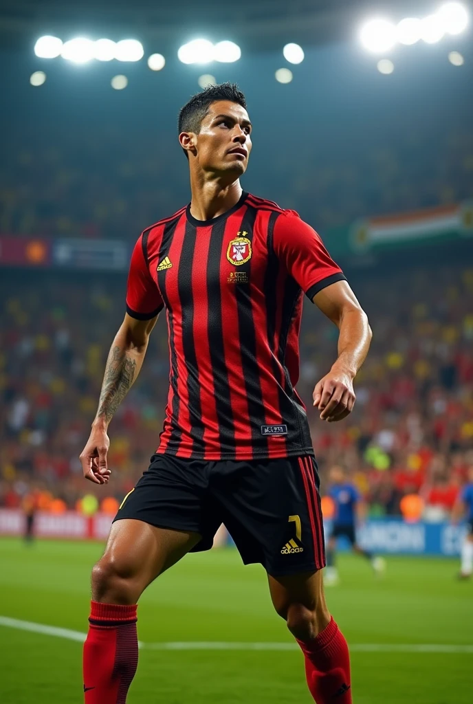 Cristiano Ronaldo in Flamengo uniform