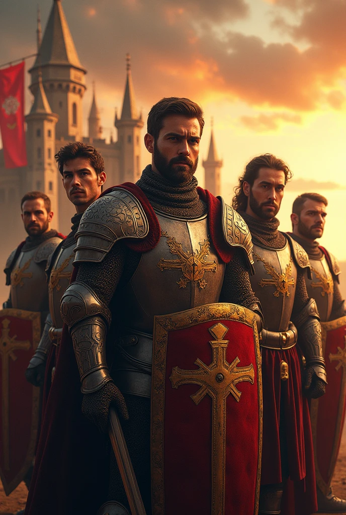 The Knights of the Round Table- A group of noble and chivalrous knights who swear loyalty to Arthur and defend Camelot. portrait photo