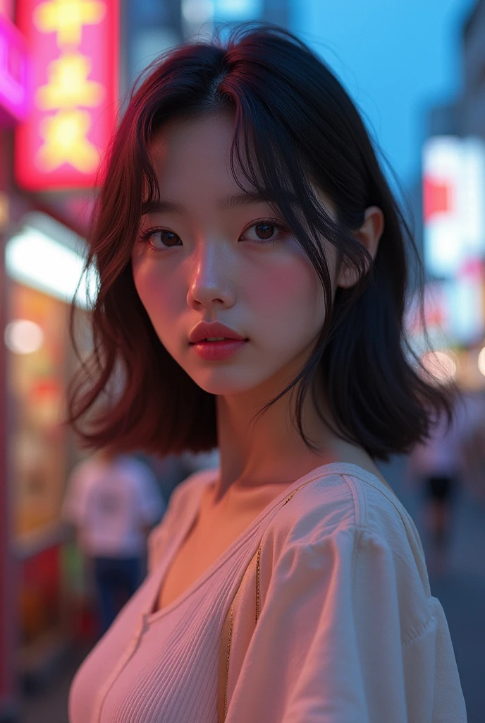 (masterpiece,Highest quality:1.4),(8k,RAW Photos,Photorealistic:1.4),Ultra-high resolution, ,(Glowing Skin:1.4),Detailed肌,Detailed顔,Detailed目,(Beautiful and shining eyes:1.2),Symmetrical eyes,Detailed耳,One person,Natural Makeup,(((Japanese Idols))),(Japanese Face),Detailed背景,Vivid background,Beautiful and shiny hair,,((Average teenage breasts)),,(Detailed Gintama、Kagura、movie),,((Sharp Face)),Natural light,,(Very detailed ,Trend design for 2024,online shopping,LUMINE® Market,),,Upper Body,,(Detailed,Location was great.),,、、Random Posing