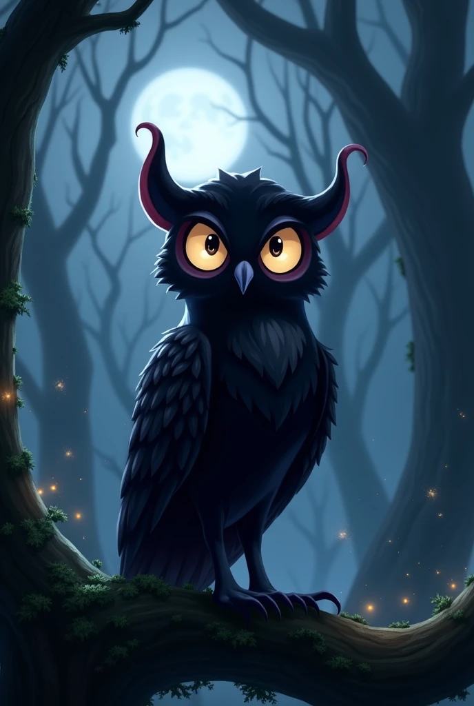 Draw Octavia (It is a goetia (owl beings))  by helluva boss