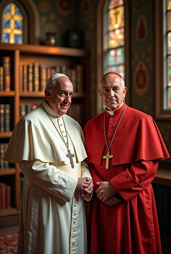 Pope Francis and John Paul II