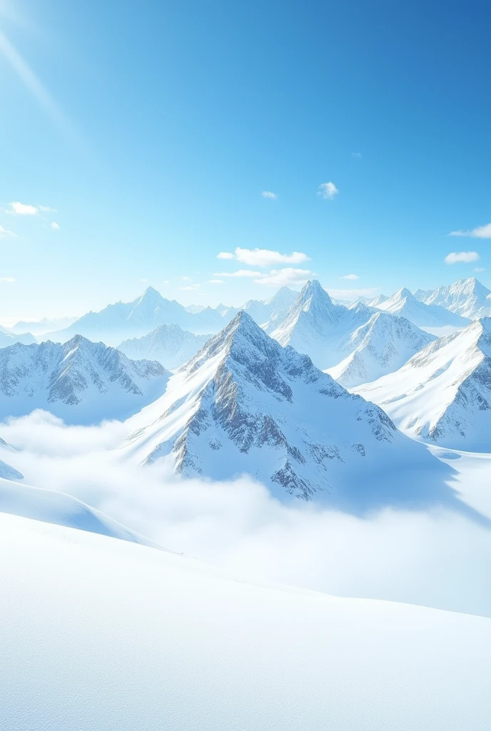 White whole image from mountain 