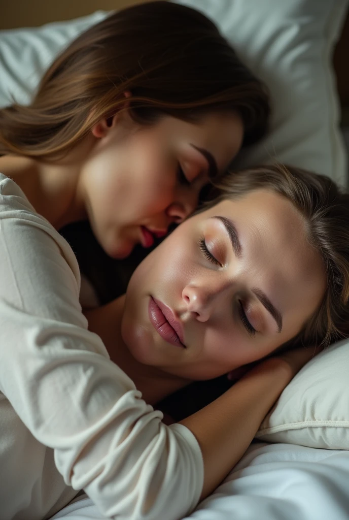 Girl sits on sleeping guy's face and shows pussy