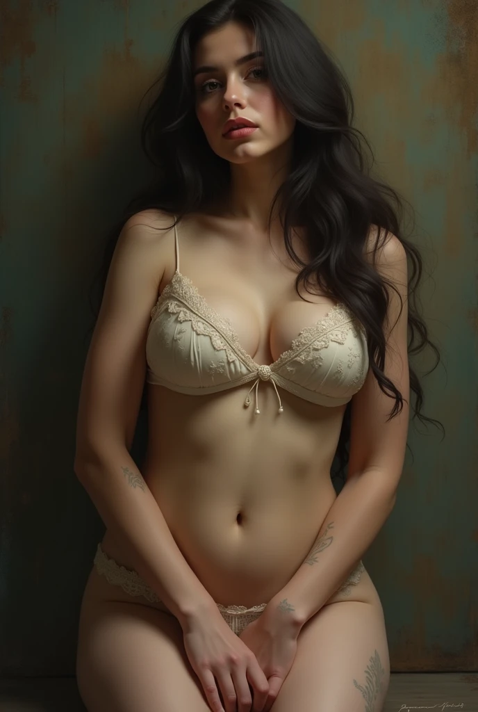 altar , porn, naked, full body, (hell), big breasts:1.5, Vagina gaping:2.3, both hands holding thighs, Absurd, very detailed, high quality, masterpiece, detailed face, beautiful eyes (detailed eyes),