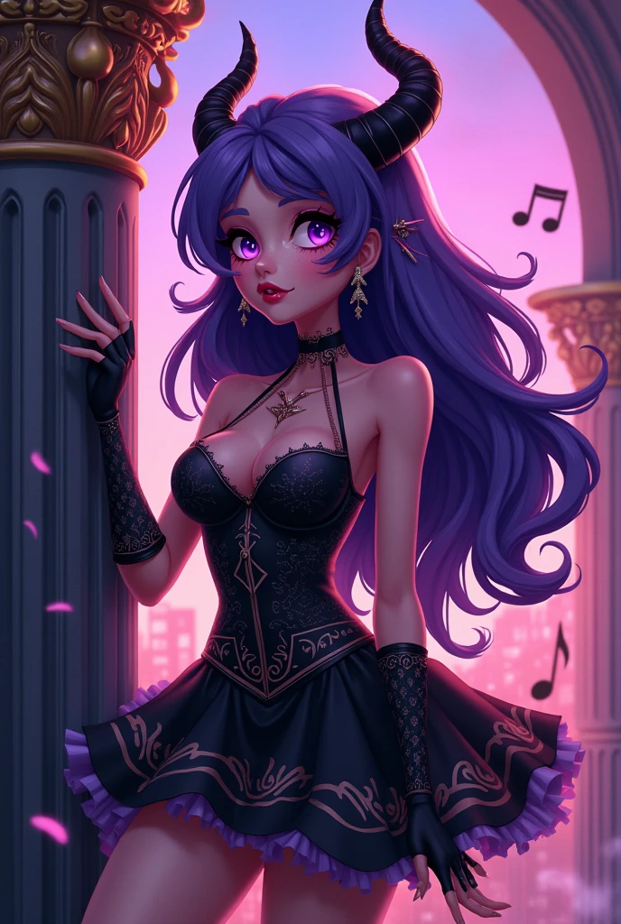 Draw octavia goetia from helluva boss