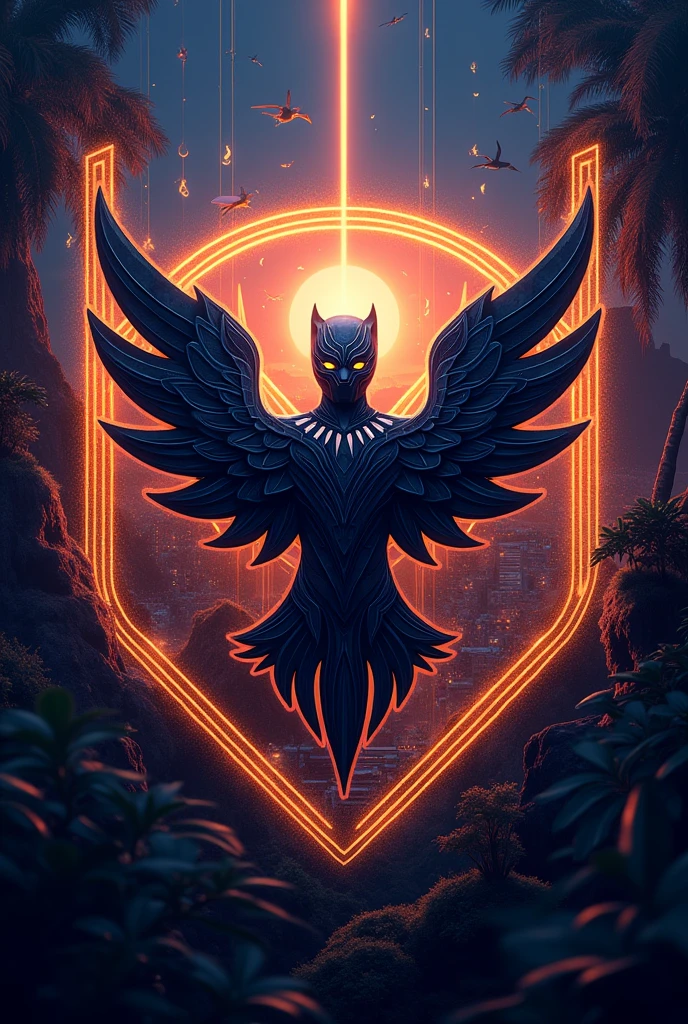logo written “WakandaCast”, based on the movie “black panther”