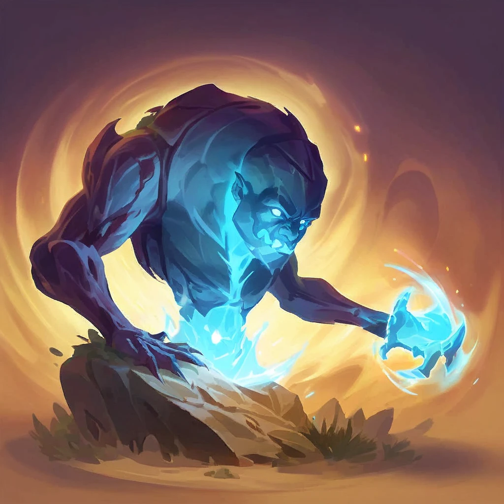 I want an icon of an elemental hybrid, in a hunched and unconscious posture, zombie, Other positions