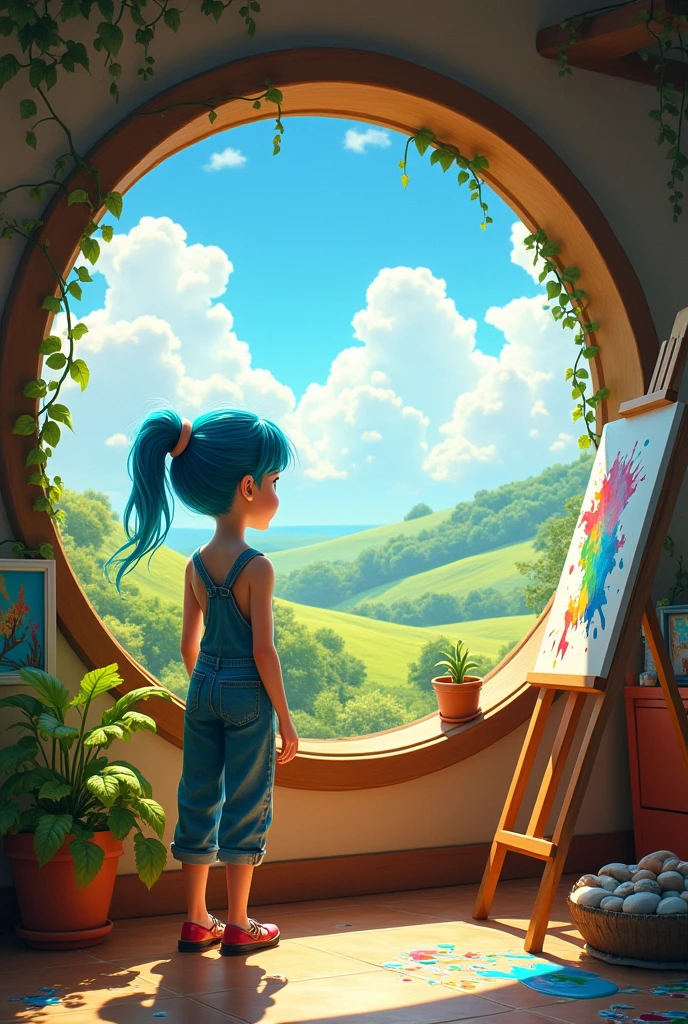 The window shape is round