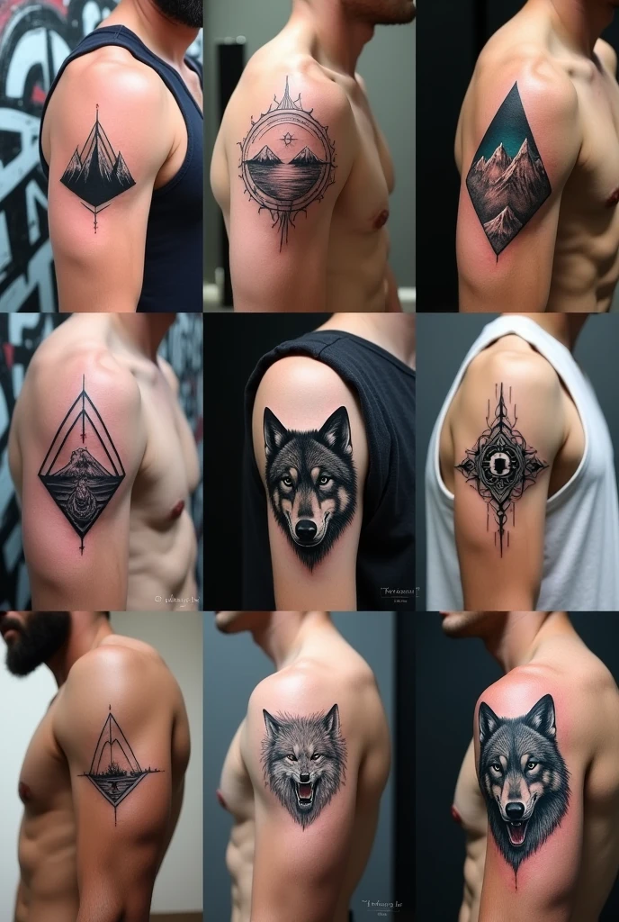 ideas for male tattoos, small and medium.