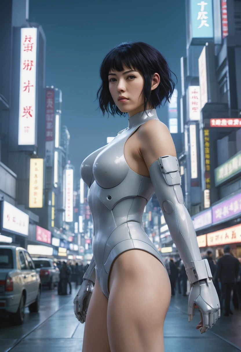 ((masterpiece, Highest quality, Best image quality, High resolution, Realistic, RAW Photos, 8k)), ((Highly detailed CG synthesis 8k wallpaper)), (((ghost in the Shell)))、(((Atsuko Tanaka and Motoko Kusanagi)))、A dream collaboration、Japanese、、Tachikoma、Cyber World、(So hot and beautiful、Beautiful feet、Incredible beauty, Perfect Proportions)
