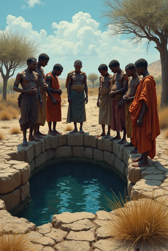 non-potable water from a well drank by people leading to diarrhea