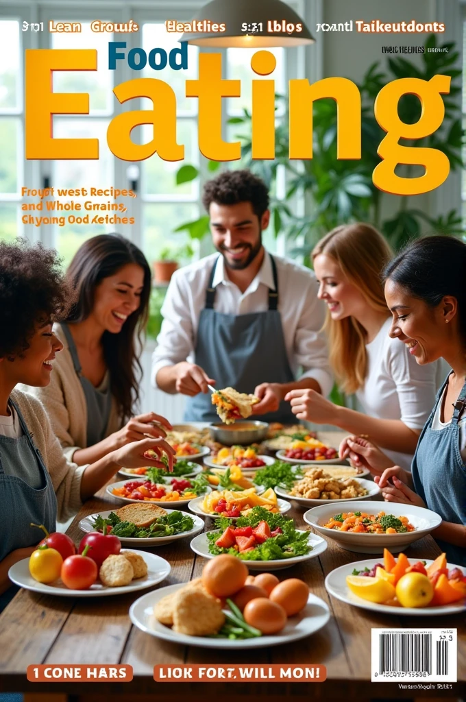 Food and Balanced diet magazine cover