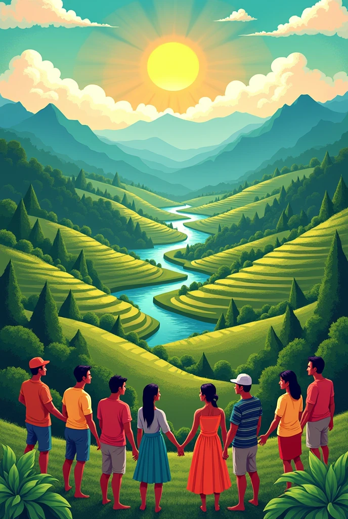 Poster para la COP 16 en el Valle del Cauca para plataformas de video