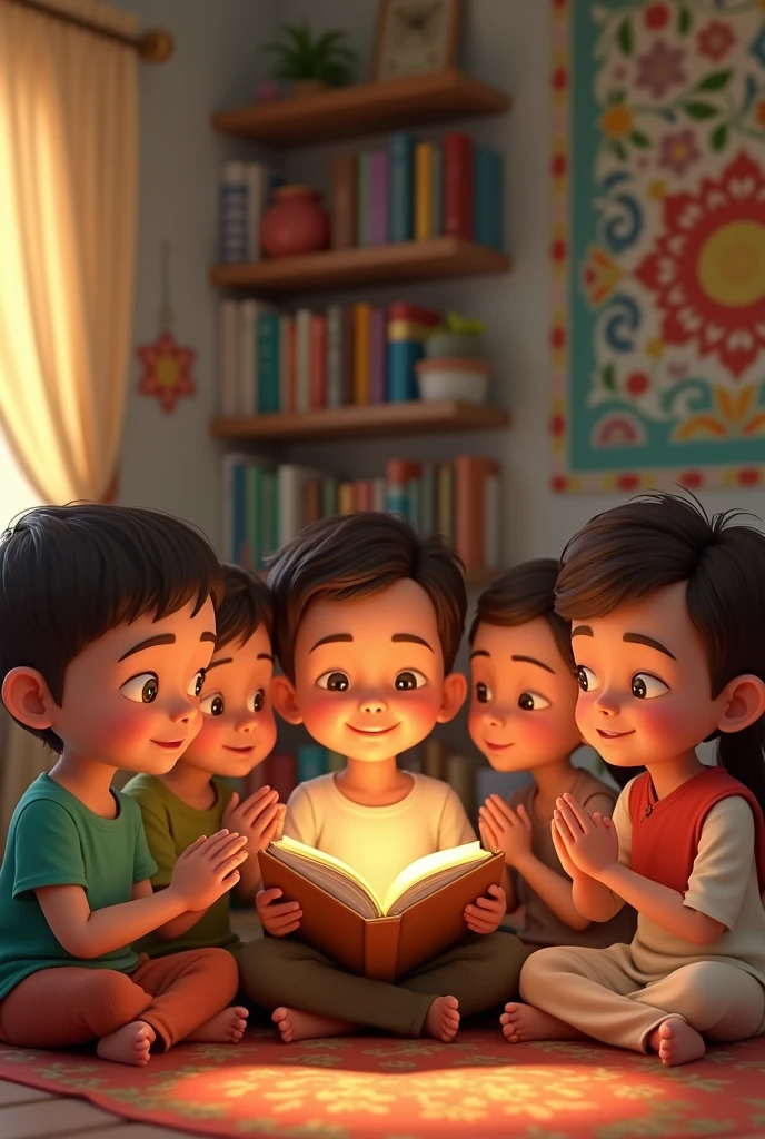 s are praying Quran 3d animation