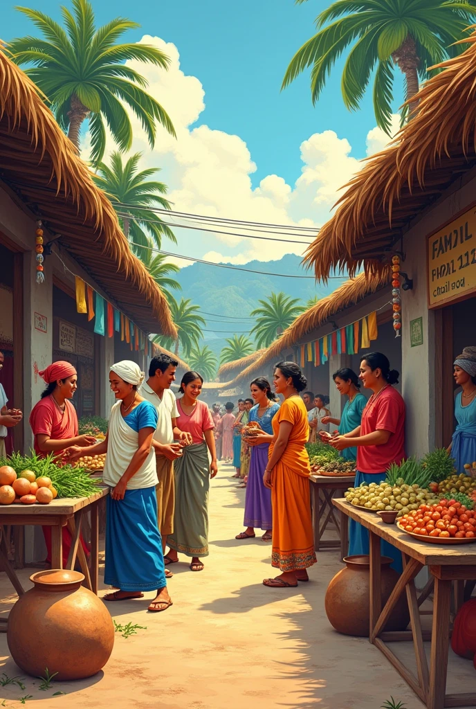 Trading in traditional economy  province- government poster