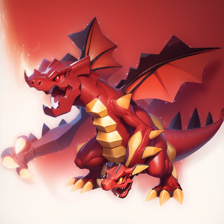 file red dragon png wip by wip - d, similar to pokemon, roshan, charizard, guggimon, dra the dragon, new pokemon, fire type, a red dragon, style of pokemon, charizard dog hybrid animal, legendary dragon, official art, red dragon, illustration pokemon, slifer the sky dragon, portrait of a zentaur
