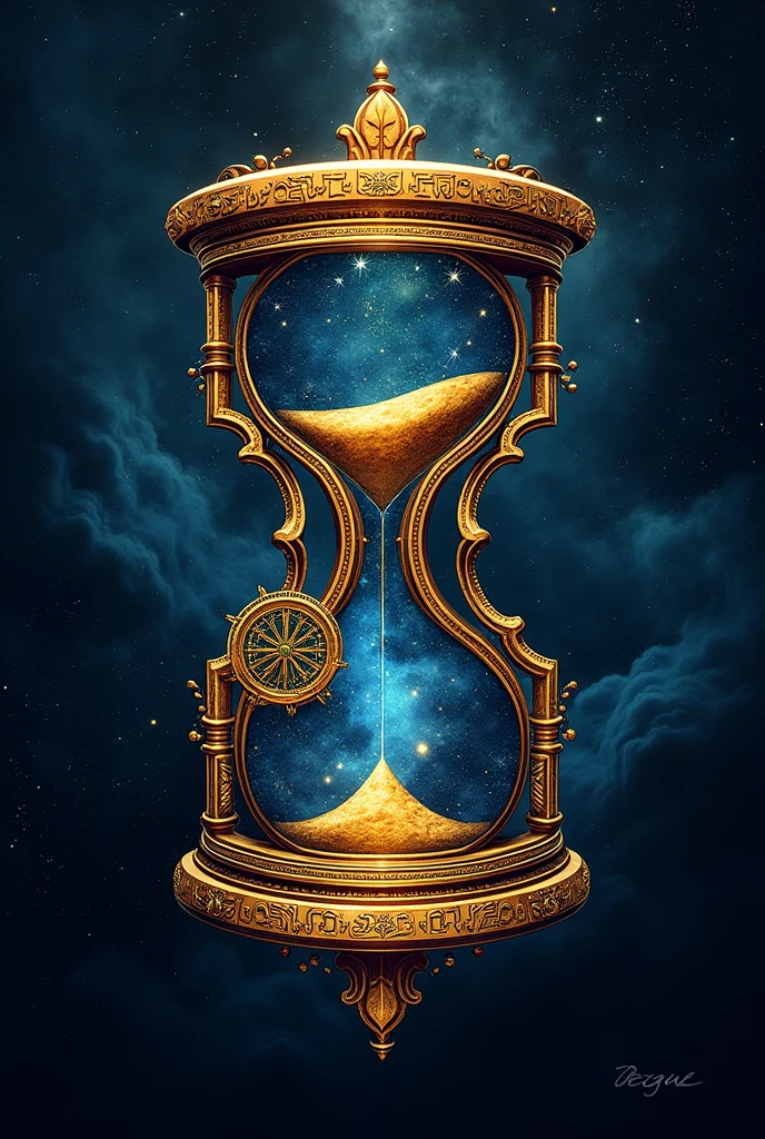 Clans logo on the theme of the power of time