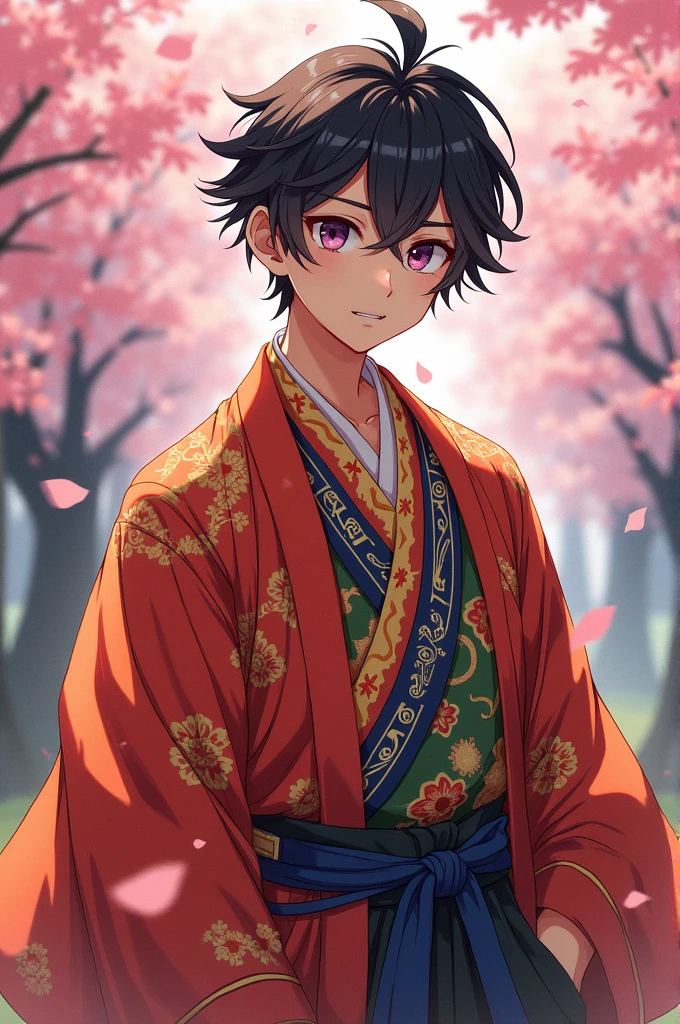 Create a anime boy in hodi