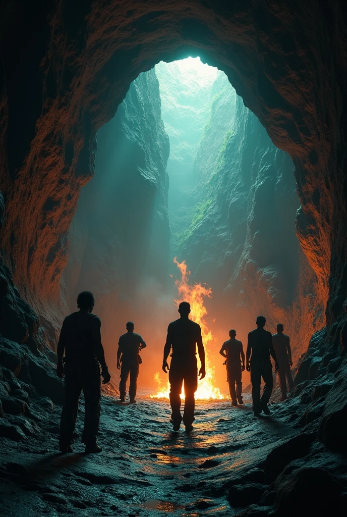 Picture a dark cave with prisoners chained so they can only see the wall in front of them. Behind them, a fire casts shadows on the wall from objects and people moving in front of it. The prisoners see only these shadows, believing them to be the ultimate reality. If one prisoner is freed and steps outside the cave, they discover the broader world, realizing that the shadows were mere illusions compared to the true, vibrant reality outside.