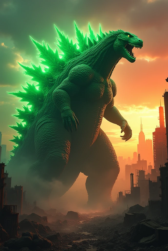 Godzilla Green roar